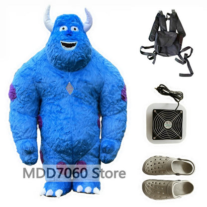 Giant Panda Inflatable Costume Street Funny Polar Bear Mascot Costume Party Role Playing Plush Inflatable Mascot Costume
