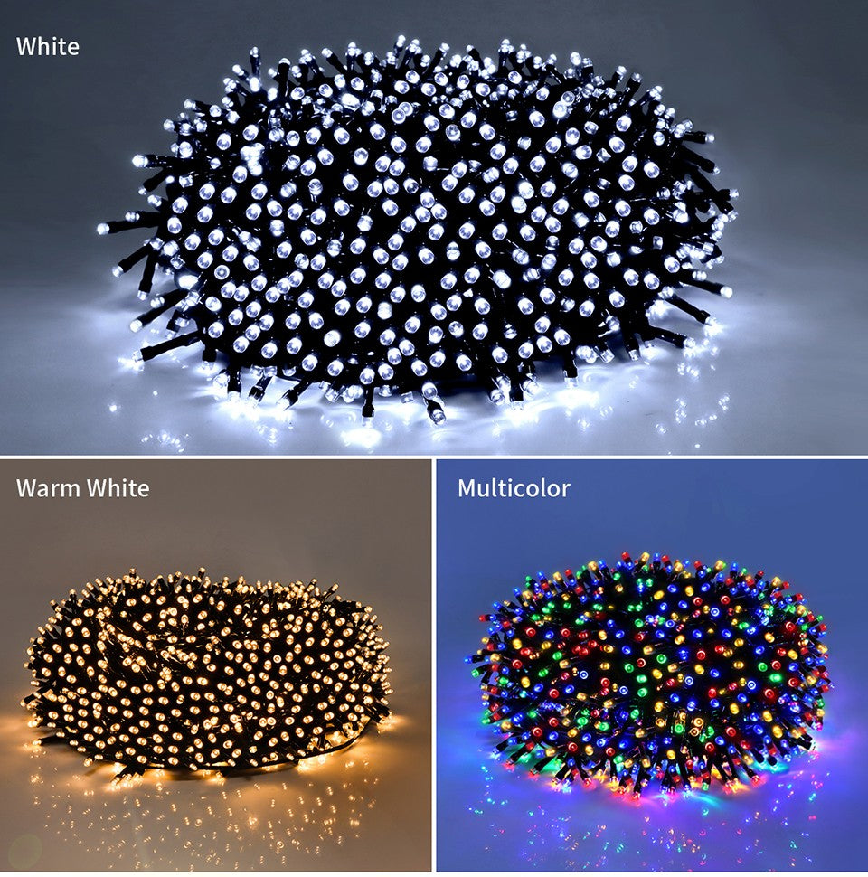 Holiday 24V LED Christmas Lights Fairy Garland String Light 10M-50M 100M Waterproof For Outdoor Garden Home New Year Party Decor