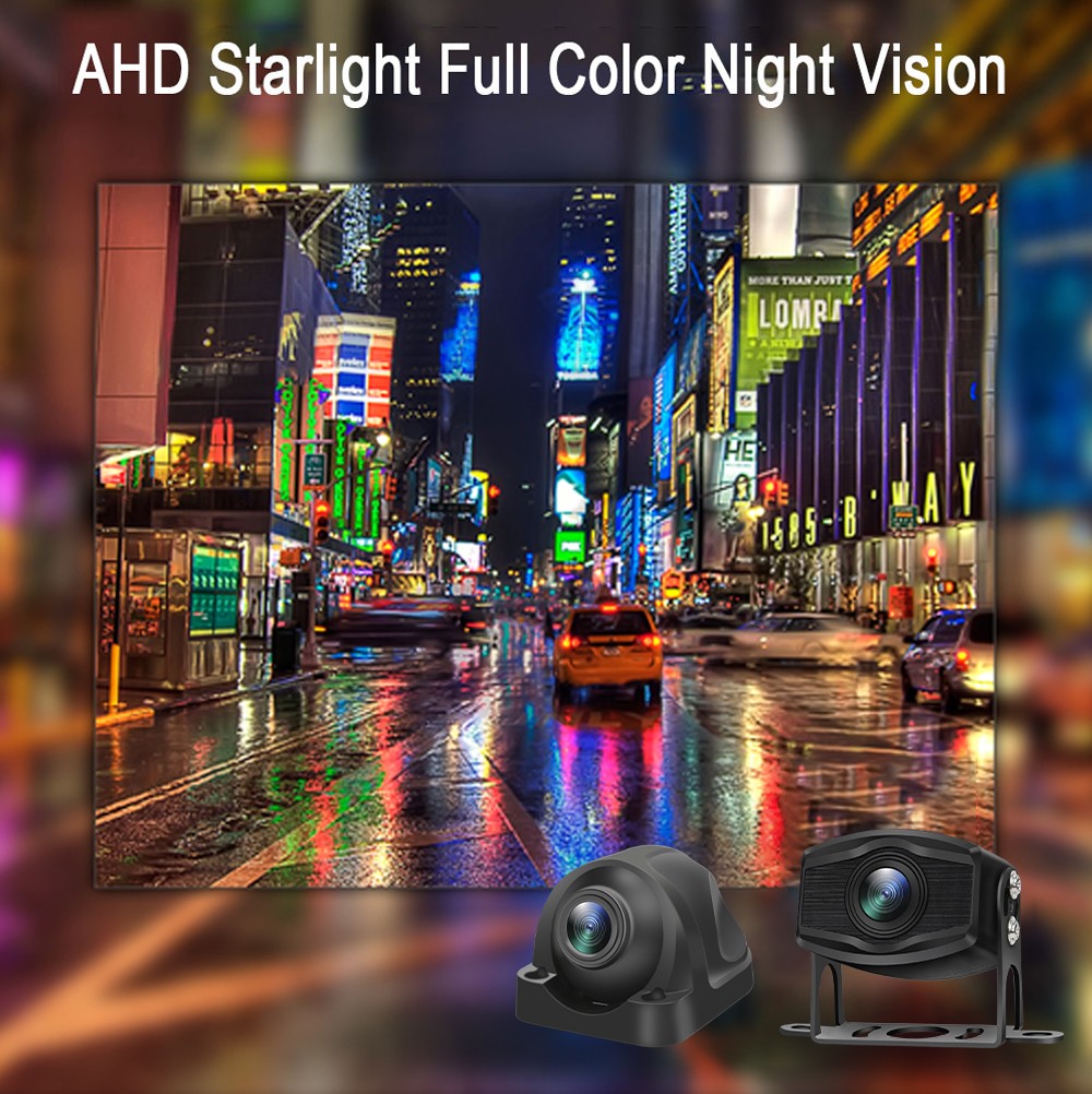 4 Channel 10.1 Inch Truck Bus Vehicle DVR MP5 With 4 PCS AHD 1080P Camera Surveillance Video Parking Recorder Monitor System Kit