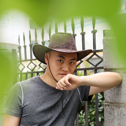 Vintage Felt Fedora Hat Fashion Panama Jazz Hat With Belt Buckle Wide Brim Cowboy Hat Daily Street Wear Wedding Party Supplies