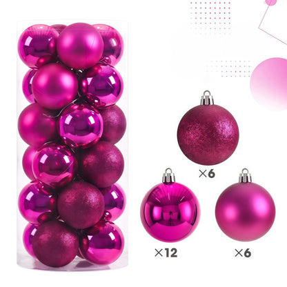3/4cm Christmas Ball Hanging Christmas Tree Ornament for Home Indoor Decor New Year 2026 Navidad DIY Christmas Decoration Gifts