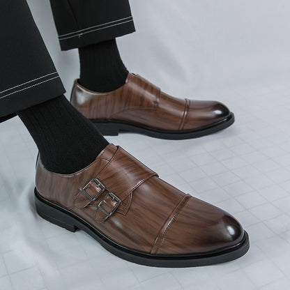 Brand New Men's Pointed Comfortable Business Banquet Oxford Shoes Fashion Spring Men's Breathable Casual Wedding Leather Shoes