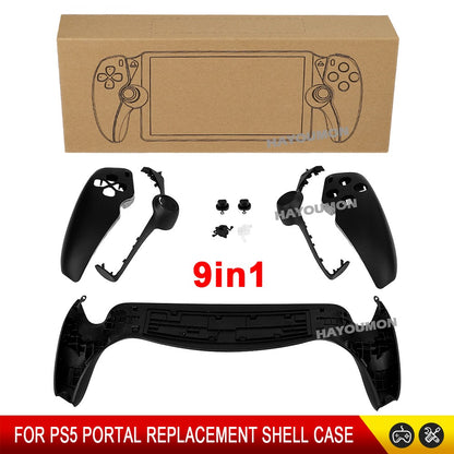 9 IN 1 Controller Housing Shell Case For PS Portal Front Back Plate Faceplate Cover Protective Replacement Shell for PS5 Portal