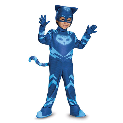 cosplay Blue Pajama Boys Girls Anime Hero Costume with Mask Cosplay Clothe Suit Child Halloween costume Birthday Party Kids Gift