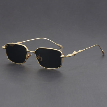 Óculos de Sol Retangulares Pequenos Femininos com Armação Fina, Óculos Anti-Luz Azul, Armações de Óculos Modernas, Óculos Vintage UV400 Gafas De Sol