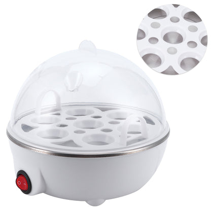 Panela Elétrica de Ovos para Uso Doméstico, Cozedor de Ovos para Café da Manhã, Mini Panela de Ovos Multifuncional, Vaporizador de Camada Única para Cozinha