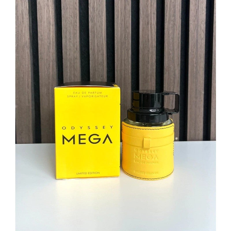 Armaf Odyssey Mega Man Eau de Parfum Spray 100ml Original Perfumes Árabes Perfume Amadeirado Aromático de Longa Duração Colônia para Homens Maquiagem