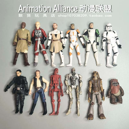 Star Wars Darth Vader Doctor Evazan Chewbacca Mace Windu Yaddle Boneco Articulado de 3,75 Polegadas de Modelo Presente de Aniversário