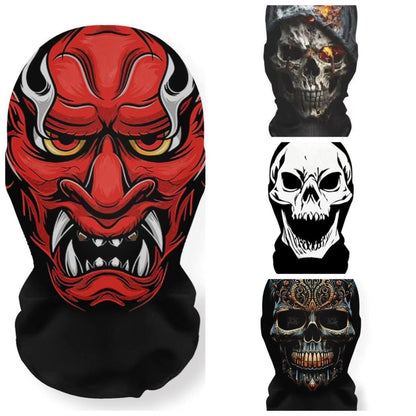 1-Piece 3D Horror Skull Breathable Sun-Proof Headgear Mask, Washable, Prank & Gag Mask