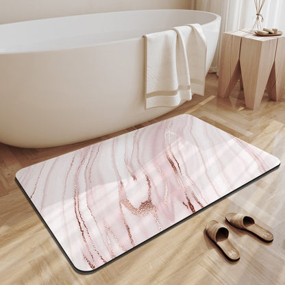 Diatomaceous Earth Bath Mat Bathroom Absorbent Foot Mats Non-Slip Shower Pad Toilet Carpet Quick Dry Entrance Doormat Washable