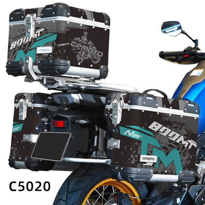 Adesivos de Motocicleta BIKE GP para CFMOTO 800MT N39° Conjunto de Adesivos Decorativos para Caixa de Ferramentas de Alumínio Baú de alumínio