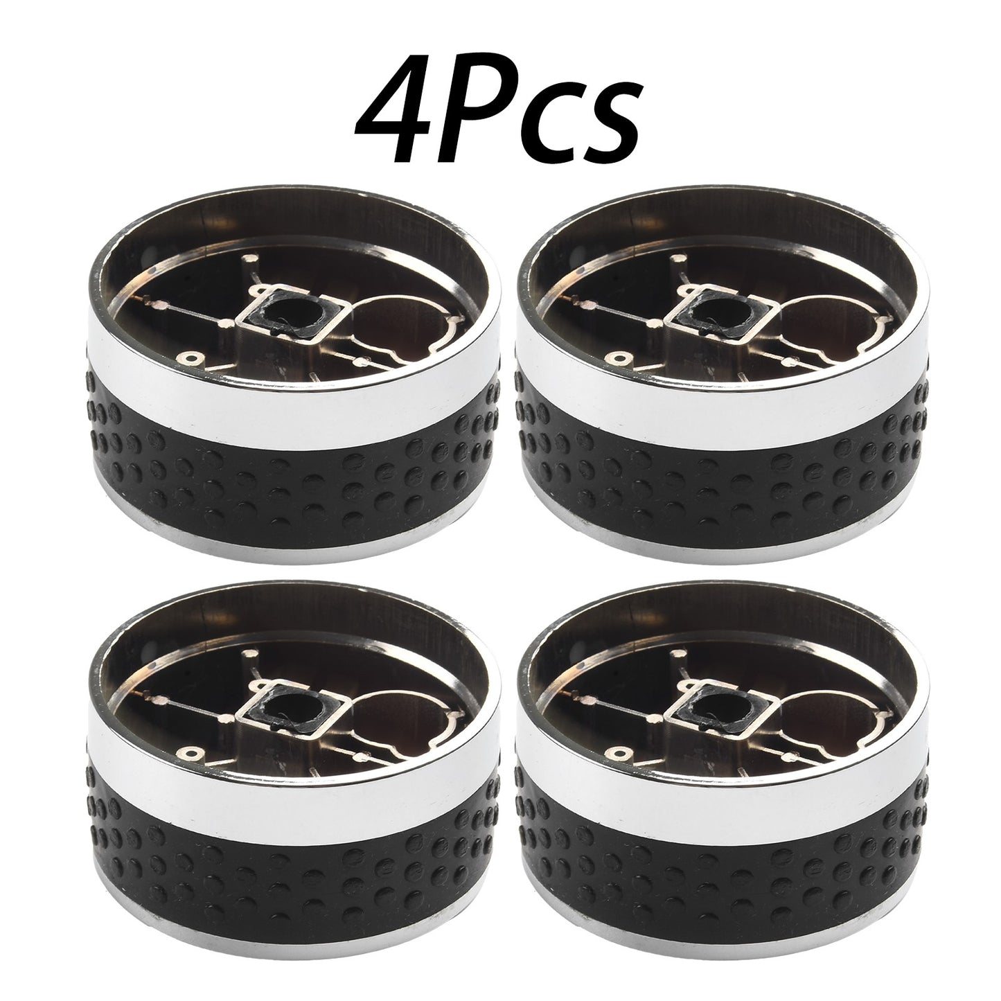 4pcs Grill Control Knob 58mm 50mm Outdoor BBQ Gas Stove Switch Knob Replacement Parts Barbecue Garden Tool Accessories Durable