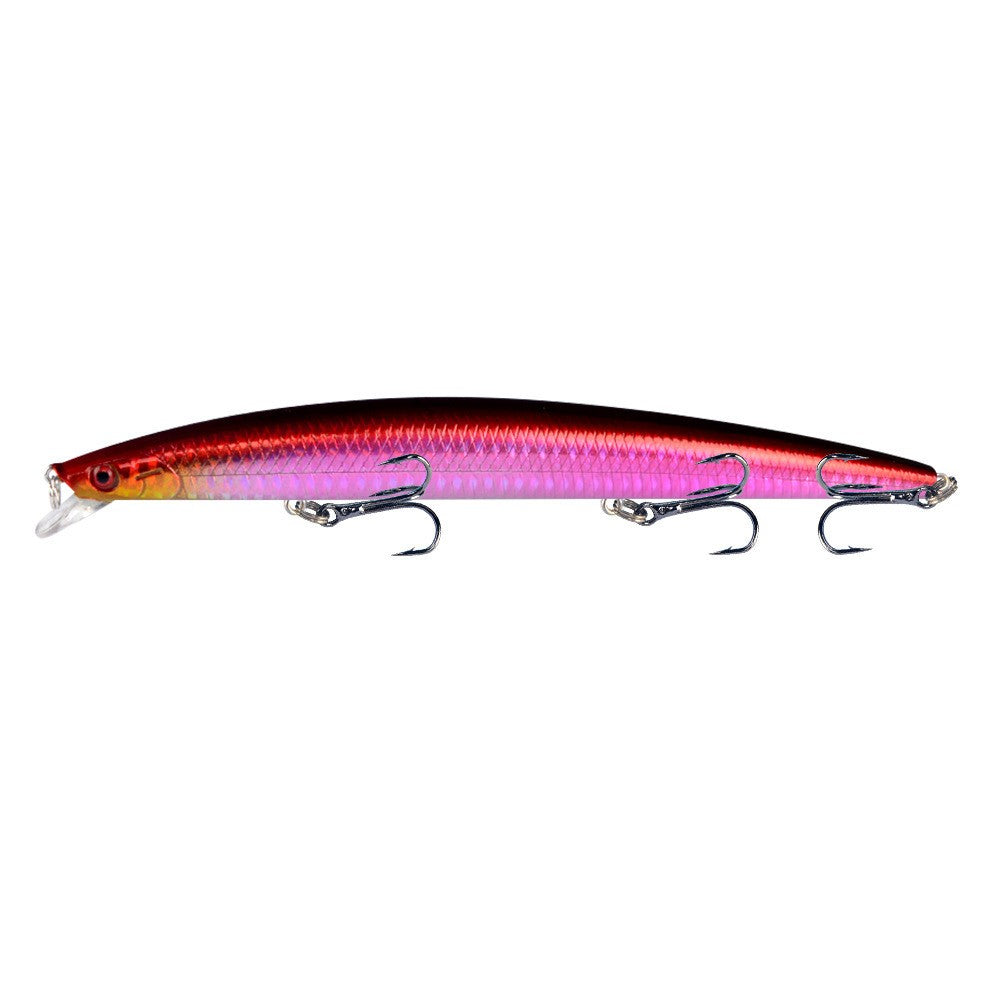 1pcs 18cm 24g Minnow Fishing Lure Laser Hard Artificial Bait Plastic Big Fake Fish Lures Sea Fishing Bait Crankbait Wobblers