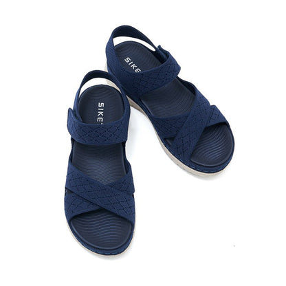 Low Sandals Woman Leather Shoes Summer Heels Large Size Low-heeled Girls Sports Big Comfort Fashion Clogs 2024 Slides Scandals