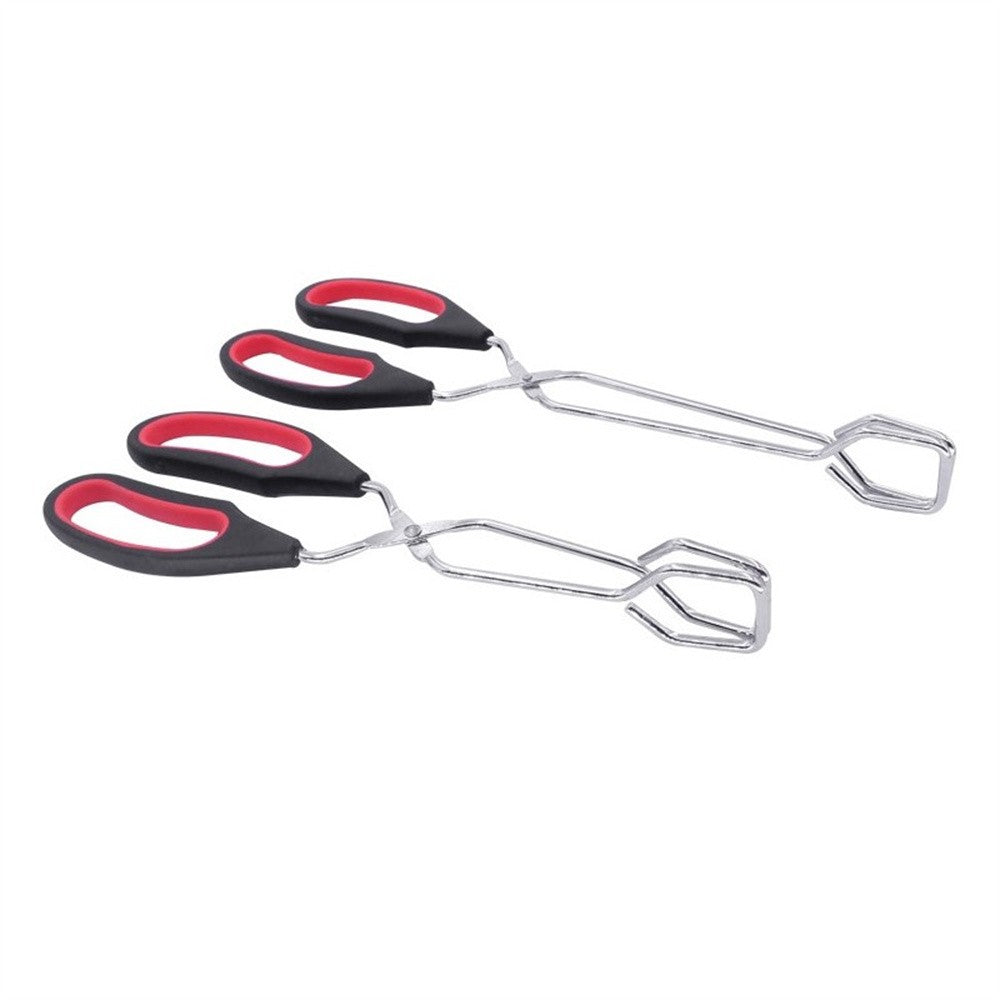 Barbecue Scissor Tongs BBQ Tools Grilled Food Tong Long Handle Scissor BBQ Bread Roast Clip Kitchen Baking Tongs BBQ Accessories