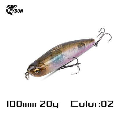 Iscas Artificiais Flutuantes LEYDUN Z-Claw Tipo Lápis 86mm 100mm 120mm Iscas Rígidas Topwater Stickbait de Superfície Boa Ação Wobblers para Robalos