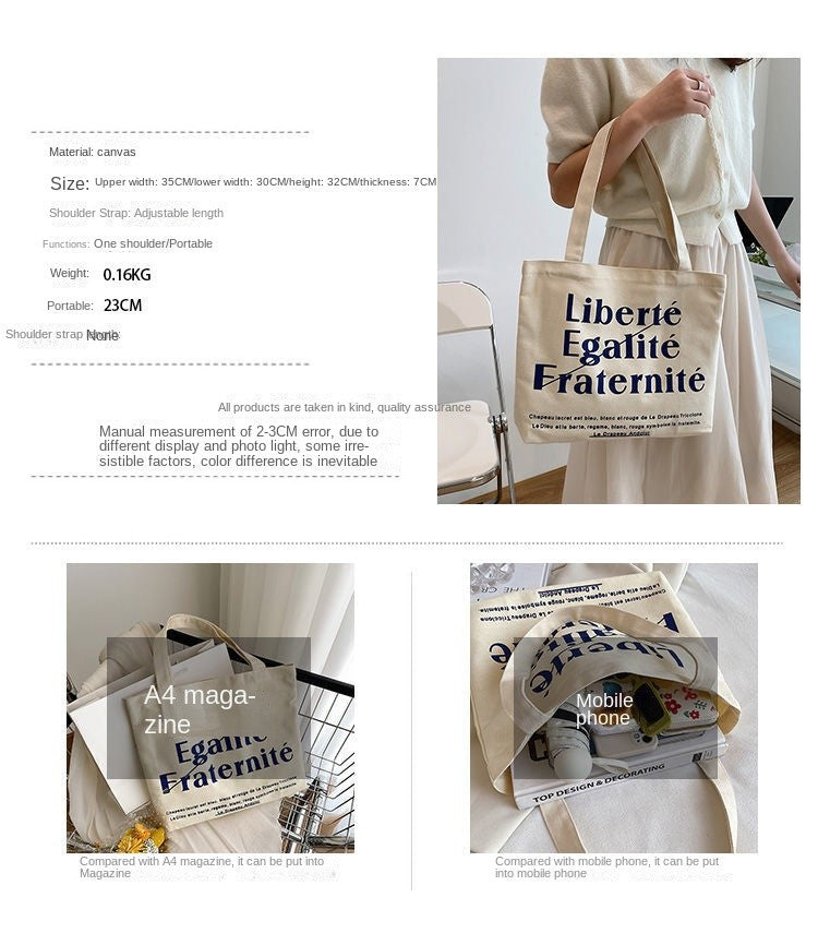 Canvas Women Handbags Shoulder Underarm Bag London Books Print Handbag Large Capacity Ladies Shopping Tote Bag Student Book Bags