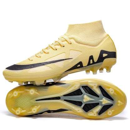 New Men High-top Football Boots Grass Cleats Non-Slip Soccer Shoes Futsal Sneakers High-quality Match Indoor Hot-selling Outdoor