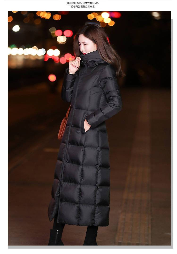Women Autumn Winter Cotton Coat Korean Loose Long Cotton Padded Jacket Warm Thicken Hooded Parkas Coat 2025 New Women Outwear