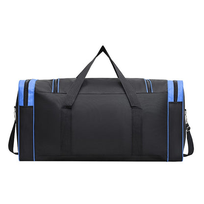 Men's Large Capacity Luggage Bag - Multi Pocket Travel Bag with Zipper Closure, Foldable Design, Ideal for Vacation and Sports E