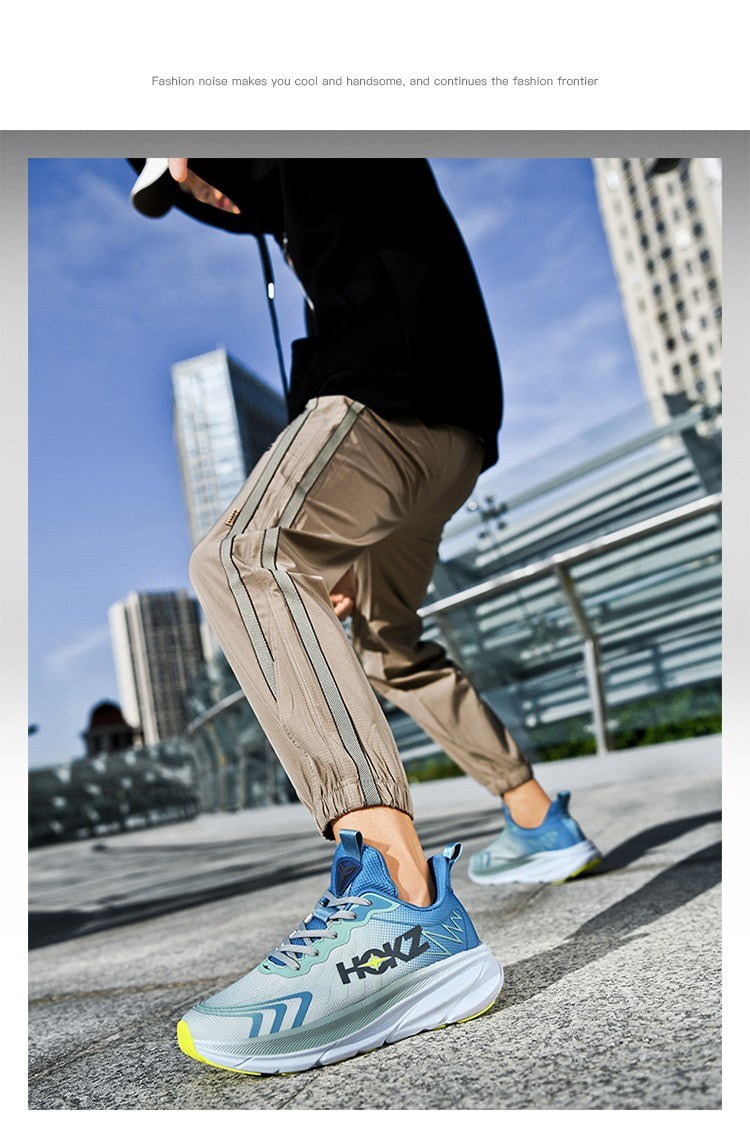 Tênis de Corrida Masculino com Placa de Carbono e Amortecimento de Ar, Tênis Esportivo Feminino Macio e Robusto, Sapatos Casuais para o Dia a Dia e Caminhada ao Ar Livre