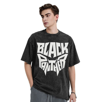 Men's Frgrt T Shirt Black Panther 100% Cotton Clothing Humorous Short Sleeve Crew Neck Tee Shirt 6XL T-Shirts