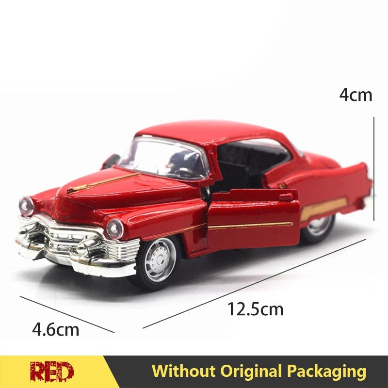1:32 Alloy Diecast Mustang GT Classic Vintage Car Model Pull Back Car Miniature Vehicle Replica For Collection Gift for Kid