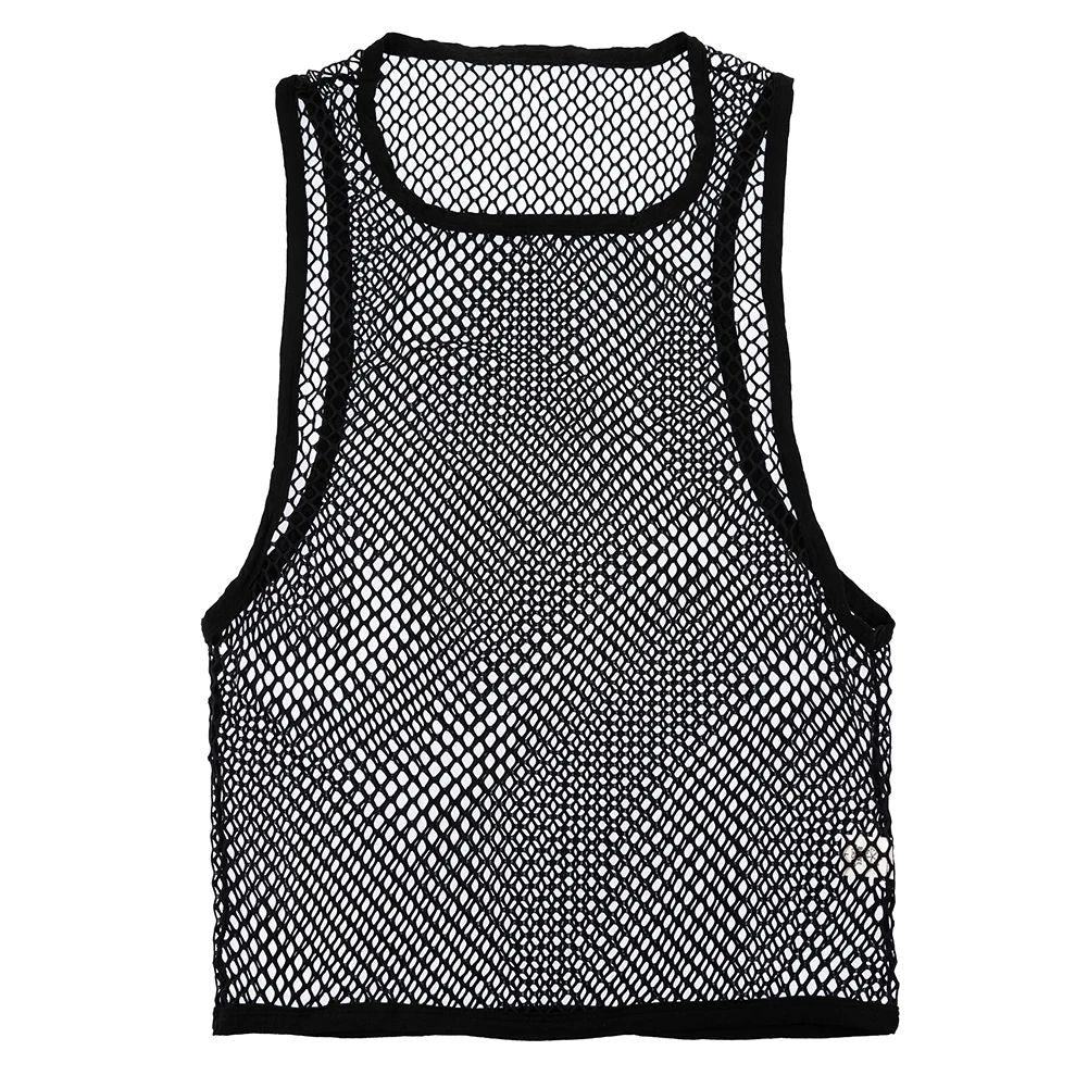 BRAVE PERSON Fashion Men Clothing Bodybuilding Gym Tank Tops Sleeveless Mesh Undershirt Fitness Workout Vest