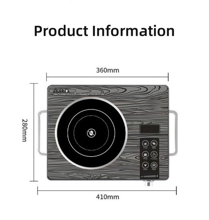 3500W High-Power Electric Ceramic Stove Induction Cooker Multifunctional Household Electronic Kitchen Appliance