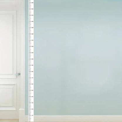 2m Wall Height Measurement Card - Easy-to-Read Durable PC Material Writeable & Removable Ideal for Room Decor Wall Decorations