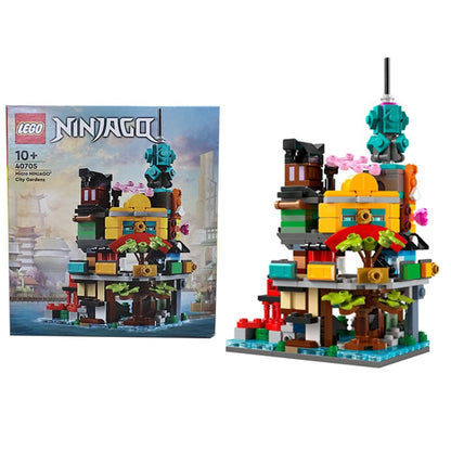 Lego 40705 Micro Ninjago Jardim Cidade Blocos de Construção para Meninos e Meninas Construindo Brinquedos Infantis
