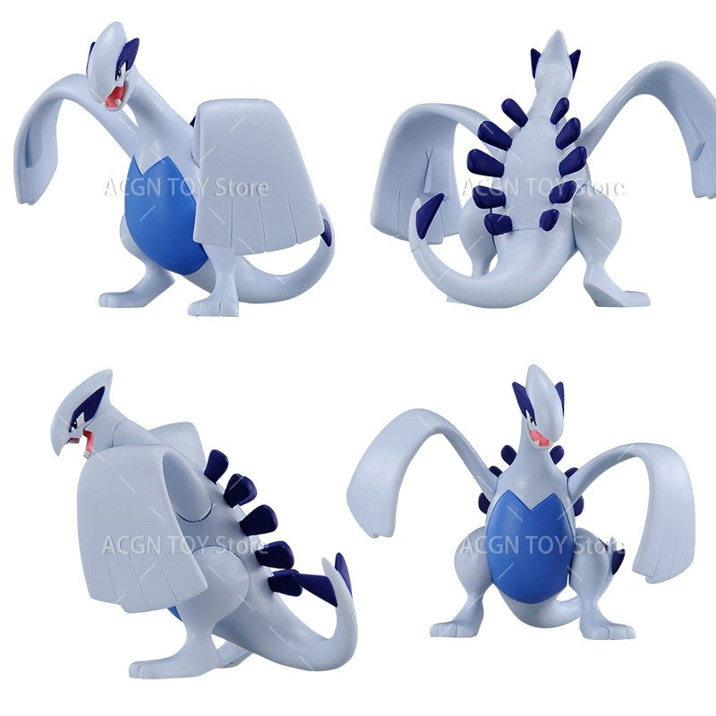 Bonecos e figuras de ação Pokémon TOMY originais: Zacian, Zamazenta, Reshiram, Arceus, Lunala, Rayquaza, Giratina, Zygarde, Palkia, Kyogre - Brinquedos de PVC