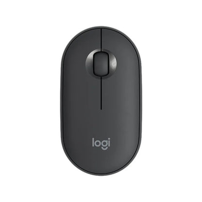 Mouse sem fio Bluetooth para notebook e tablet Logitech PEBBLE M350 Mouse leve e fino Mute Mini mouse de escritório