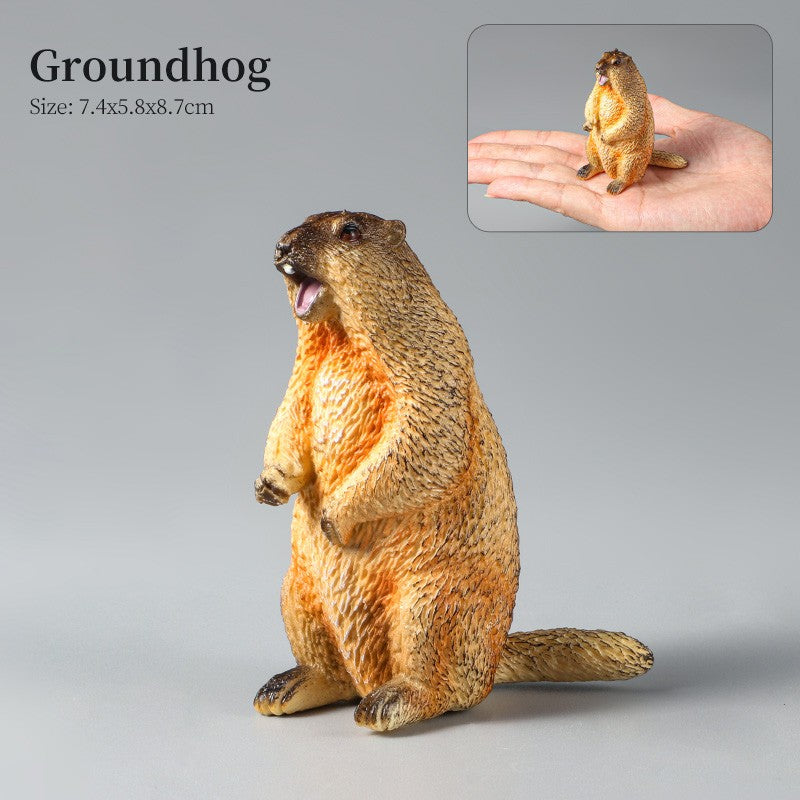 Conjunto de Brinquedos Montessori de Animais Selvagens - Leão Elefante Antílope Miniaturas de Animais Figuras de Ação Zoológico Presente Educacional para Crianças
