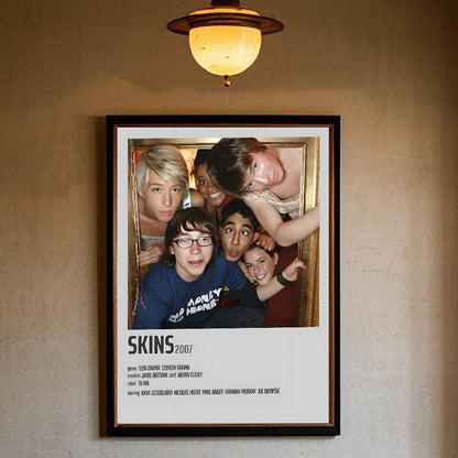 Teen TV Series Skins Generation Poster HD art sticky wall waterproof home living room bedroom bar aesthetic decoration