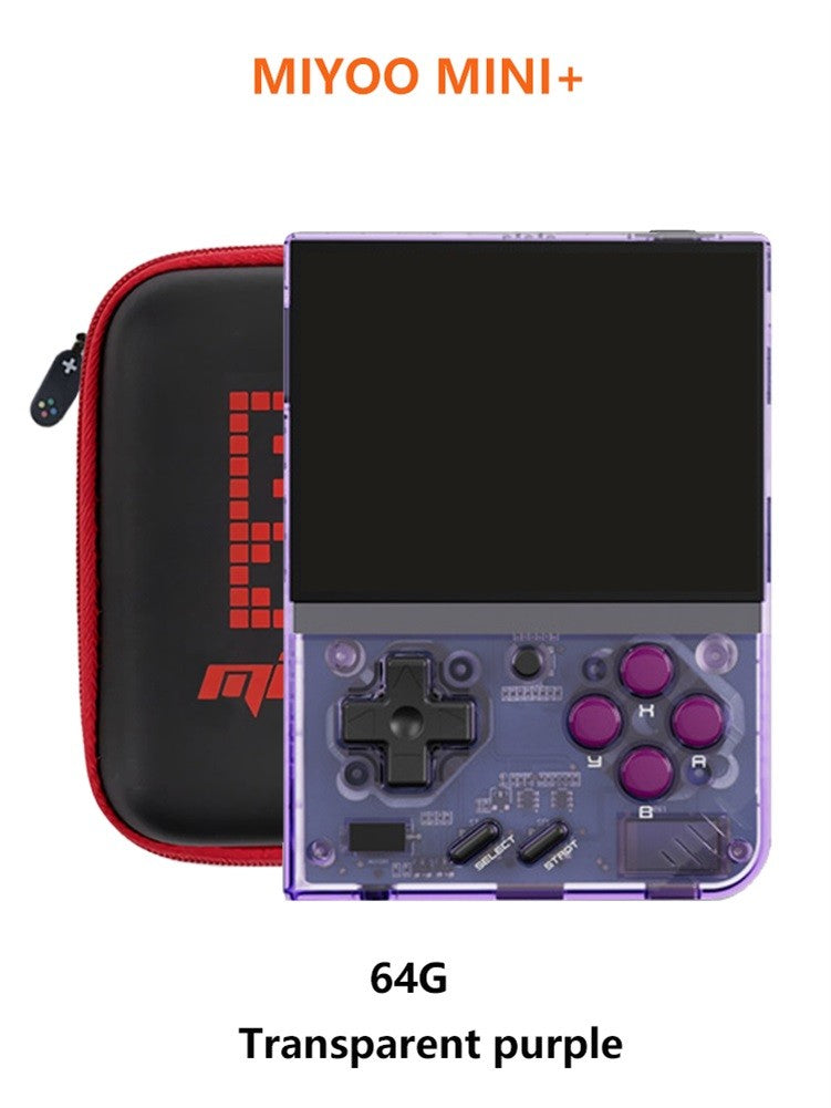 MIYOO Mini Plus Portable Retro Handheld Game Console 3.5"IPS HD Screen Mini+ Players Children's Gift Classic Gaming Emulator
