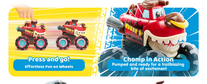 Ativação Esportiva de Brinquedo de Caminhão Monstro Carro Luminoso de Pedal de Monstro Brinquedo de Pressionar Carro Presente de Natal
