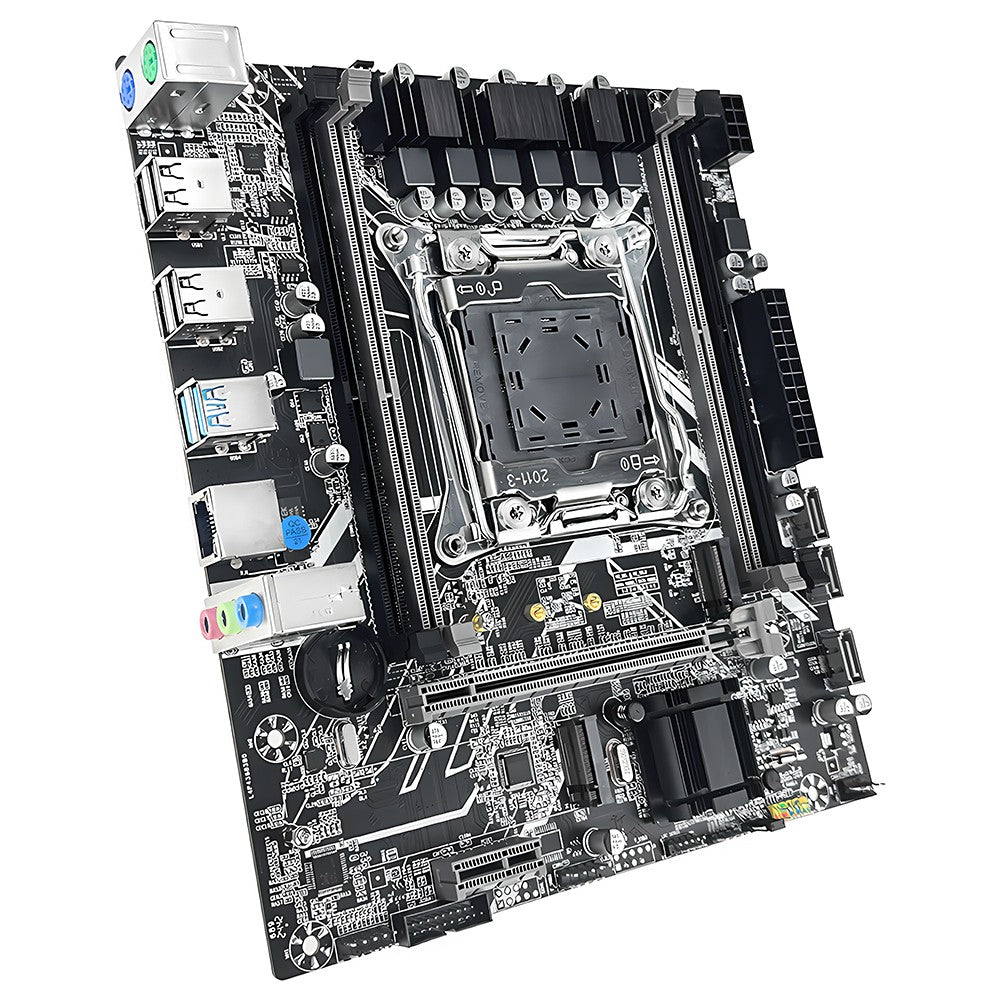 SOYO X99 Motherboard Set Kit With LGA2011-3 Xeon E5 2650 V4 CPU DDR4 16GB (1*16G) 2133MHz RAM NVME M.2 SATA for Desktop Computer