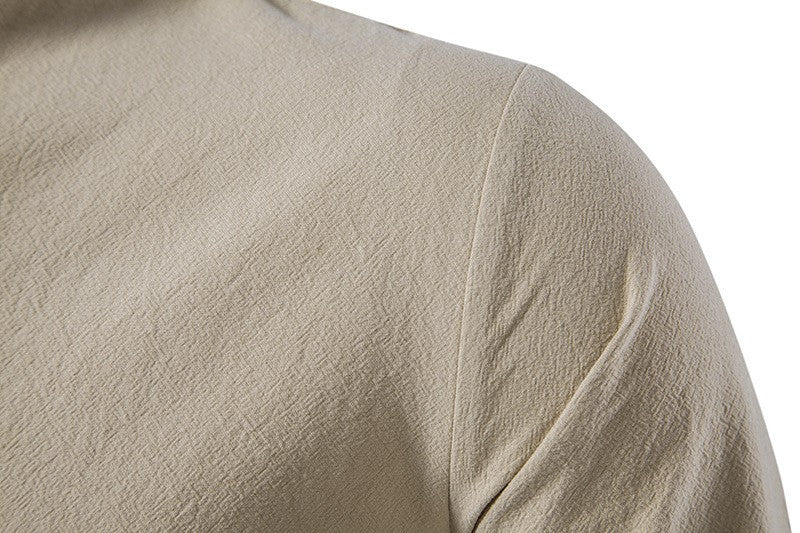 Men's Renaissance Shirt Pirate Medieval Viking top Cotton Linen Shirts Men Long Sleeved Halloween Costume