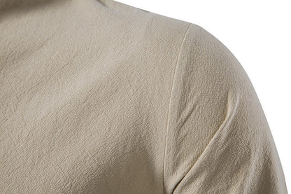 Men's Renaissance Shirt Pirate Medieval Viking top Cotton Linen Shirts Men Long Sleeved Halloween Costume