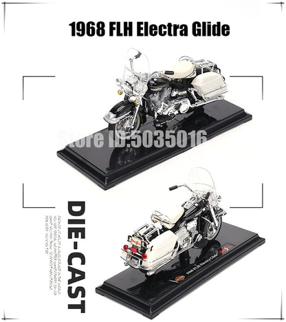 Maisto 1:18 Harley-Davidson Motorcycle 2022 Road King Fat Bob 114 Pan America 1250 Alloy Motorcycle Model Toy Car Collection
