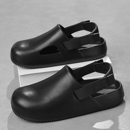 2025 New Casual EVA Sandal Men'S Non-Slip Flip-Flop Mule Design Comfortable Breathable Slip-On Lazy Shoes Adults Home Slippers