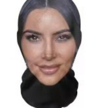 Anime Michael Jackson Style Full Face Mask Unisex Dustproof Cycling Scarf Headwear for Cosplay Role Play Props