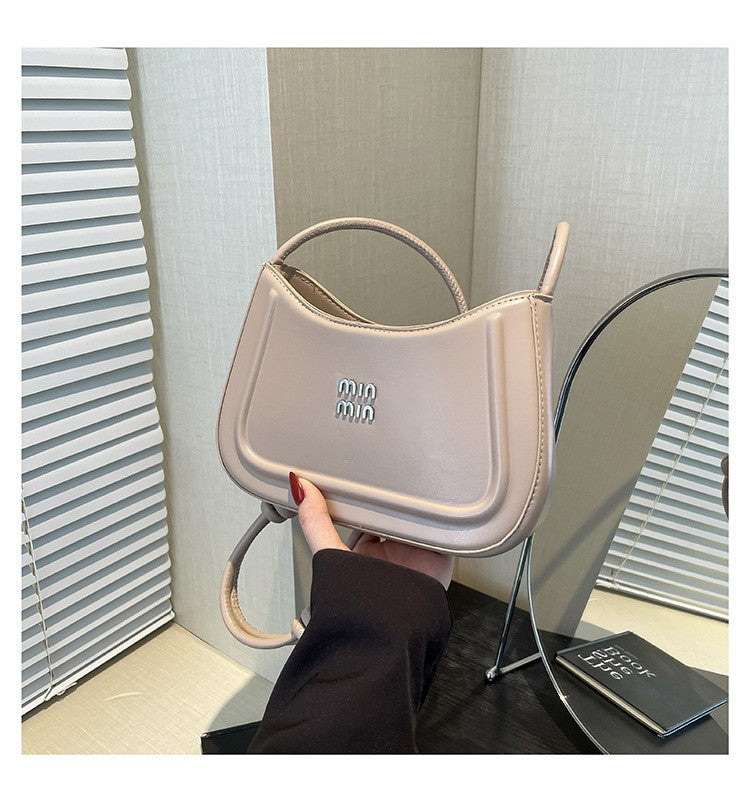 Korean style fashion niche women's crescent bag 2025 autumn new handbag, high-end multifunctional crossbody bag shoulder bag