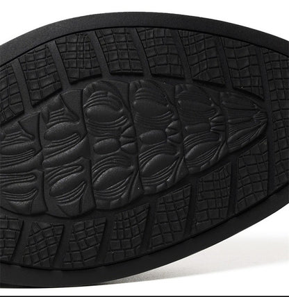 Business Formal Leather Shoes for Men Solid Color Fashion Casual Loafers Male Spring Autumn New Designer Dress Shoes Man