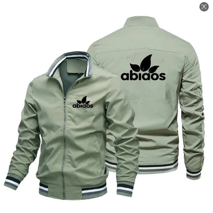 Spring And Autumn Fashion Stand-Up Casual Zipper Jacket High Quality Aviator Jacket Windproof Rainproof Outdoor Sports Jacket