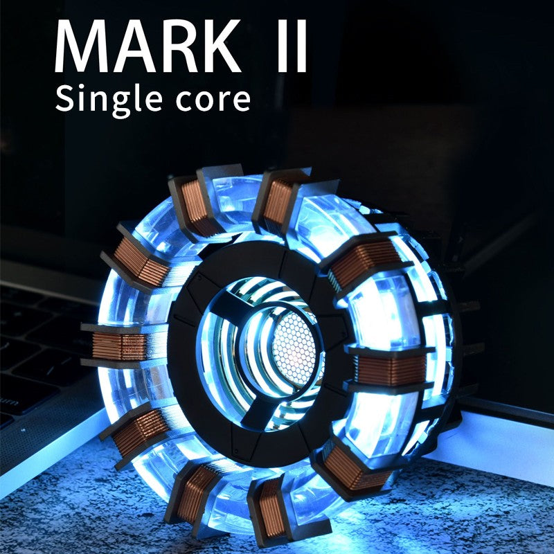 Nova Promoção: Reatores Arc Mk1 e Mk2 do Homem de Ferro Tony Stark's Heart of Mark Armor Bonecos dos Vingadores com Luzes de LED Brinquedo Lâmpada de Peito 1:1 edc
