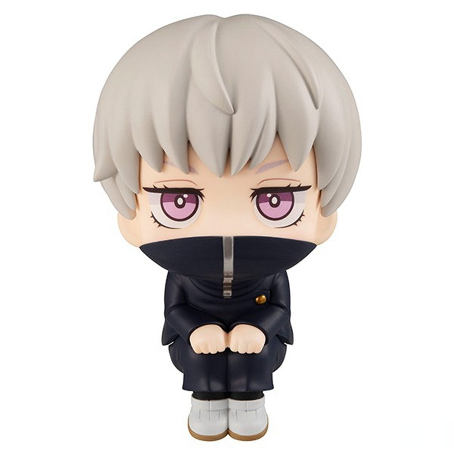 10cm Jujutsu Kaisen Anime Figure Look Up Versão Q Satoru Gojo/Geto Suguru Boneco de Ação Fushiguro Toji/Okkotsu Yuta Estatueta