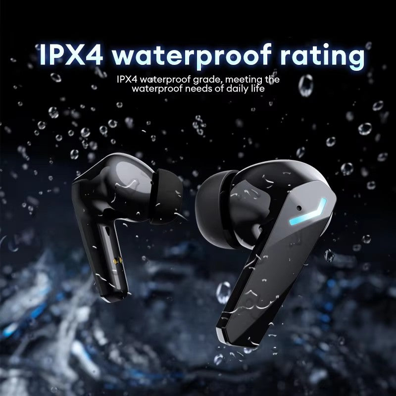 Fones de Ouvido Bluetooth V5.4 Lenovo XT53 Originais com Display LED de Energia Fone de Ouvido para Jogos Impermeável Anti-suor Fone de Ouvido Sem Fio Atualizado