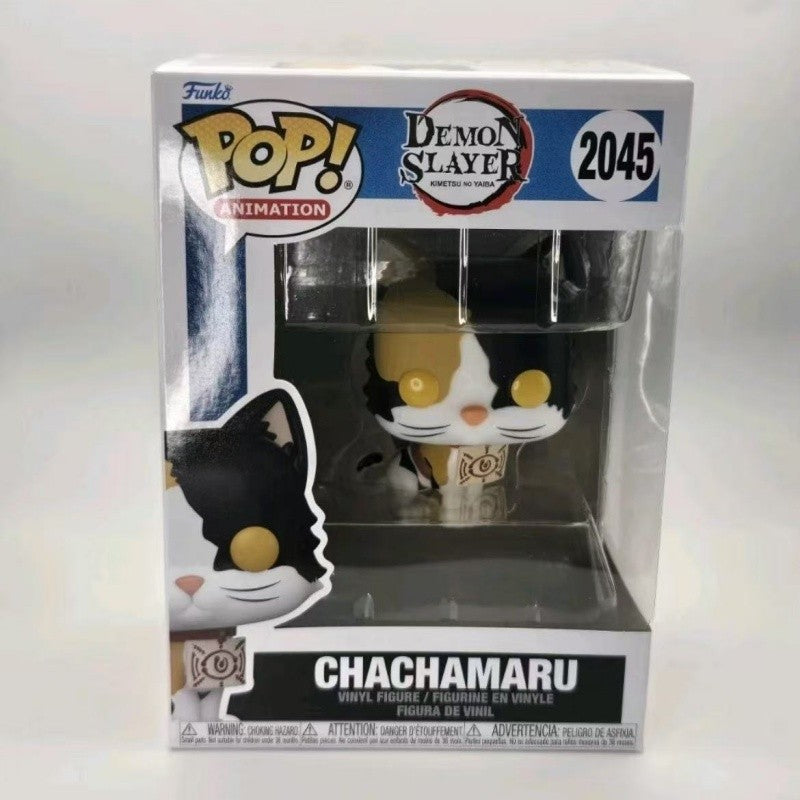 Funko Pop Genuíno Demon Slayer Akaza Kamado Tanjiro Kamado Nezuko Boneco de Ação Modelo 2041 2042 2043 Escultura de Vinil Bonecas de Presente